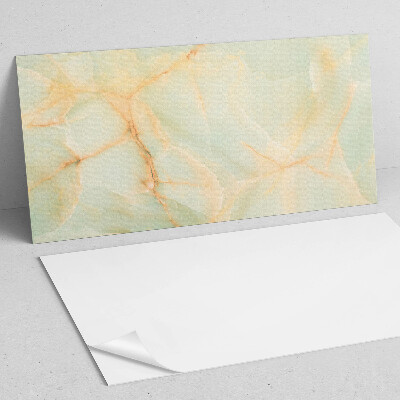 Rectangular bathroom wall panel Stylish marble pattern