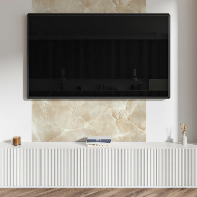 Rectangular bathroom wall panel Stylish marble structure pattern