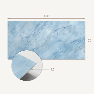 Rectangular decorative wall panel Abstract marble motif