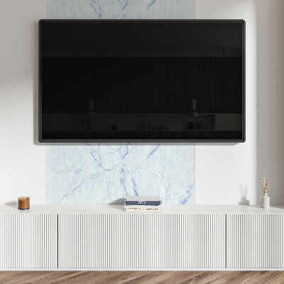 Rectangular wall panel Marble pattern with delicate veins