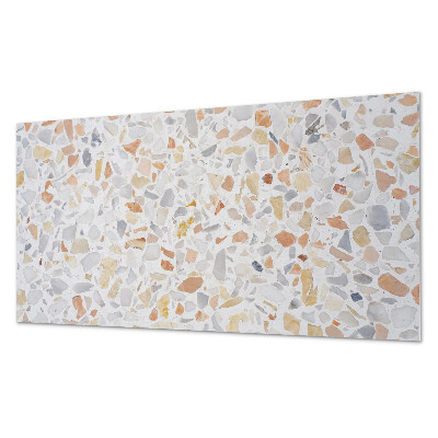 Rectangular bathroom wall panel Artistic style stone mosaic