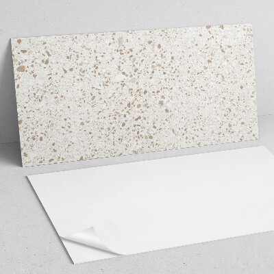 Rectangular decorative wall panel Pattern with tiny stones