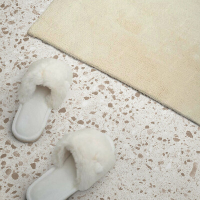 Rectangular decorative wall panel Pattern with tiny stones
