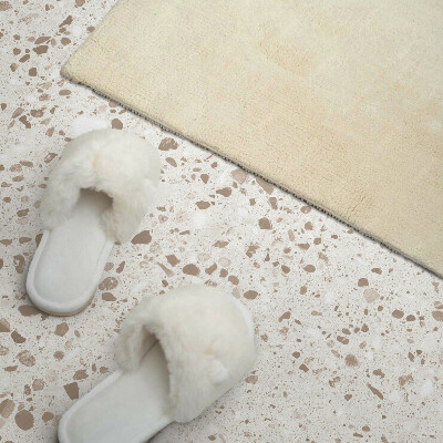 Rectangular decorative wall panel Pattern with tiny stones