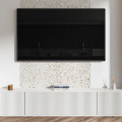 Rectangular decorative wall panel Pattern with tiny stones