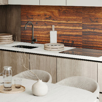 Rectangular wall panel Wood-inspired pattern