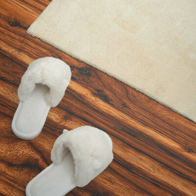 Rectangular wall panel Wood-inspired pattern