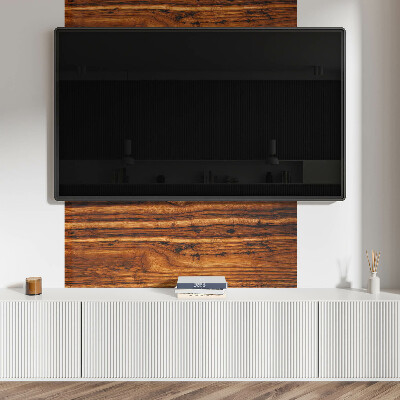 Rectangular wall panel Wood-inspired pattern