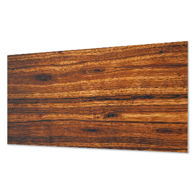 Rectangular bathroom wall panel Wood-inspired pattern