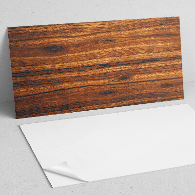 Rectangular bathroom wall panel Wood-inspired pattern