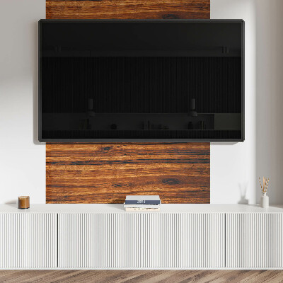 Rectangular bathroom wall panel Wood-inspired pattern