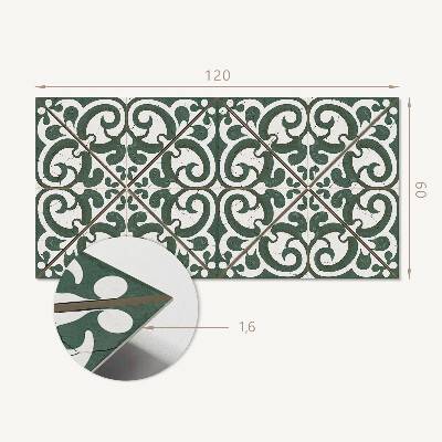 Rectangular decorative wall panel Plant inspirations in graphics