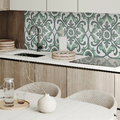 Rectangular bathroom wall panel Elegant graphic motifs