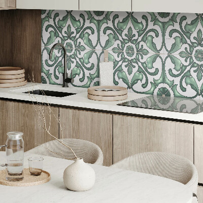 Rectangular bathroom wall panel Elegant graphic motifs