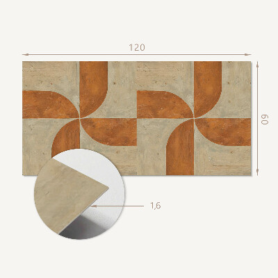 Rectangular wall panel Arched Geometry Pattern