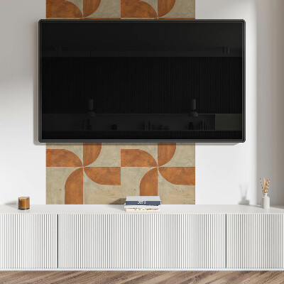 Rectangular wall panel Arched Geometry Pattern