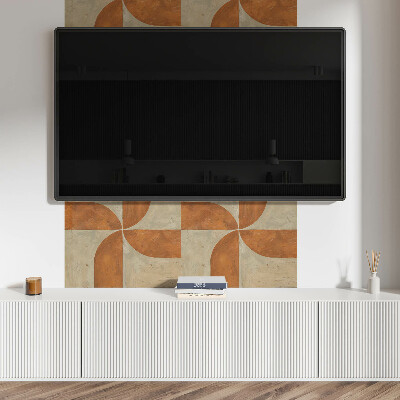 Rectangular wall panel Arched Geometry Pattern