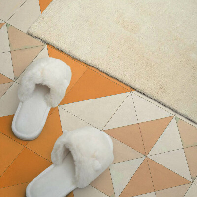Rectangular decorative wall panel A rhombus pattern in a geometric form