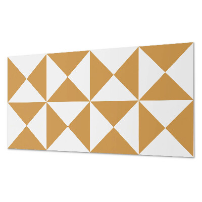 Rectangular wall panel Pattern of triangular shapes