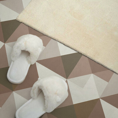 Rectangular bathroom wall panel Triangular geometry in a modern style
