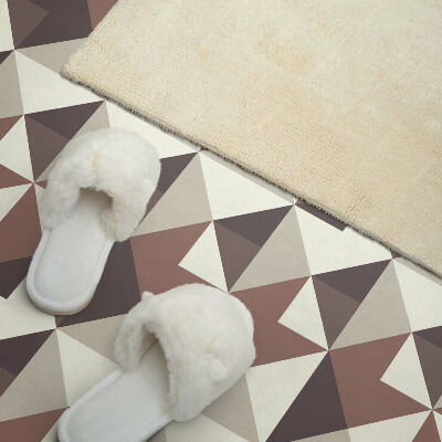 Rectangular wall panel Abstract triangles in a geometric style