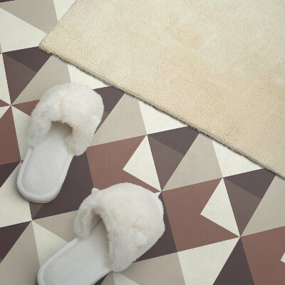 Rectangular wall panel Abstract triangles in a geometric style