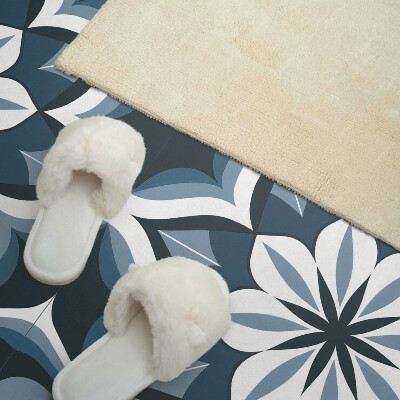 Rectangular decorative wall panel Floral harmony in symmetry