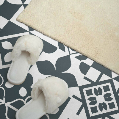 Rectangular bathroom wall panel Geometric motifs in tiles