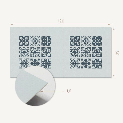 Rectangular wall panel Geometric shapes in rectangles
