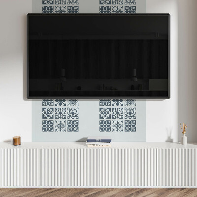 Rectangular wall panel Geometric shapes in rectangles