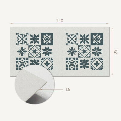 Rectangular decorative wall panel Geometric arrangements in design