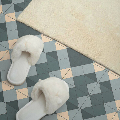Rectangular wall panel Geometric style rhombus pattern