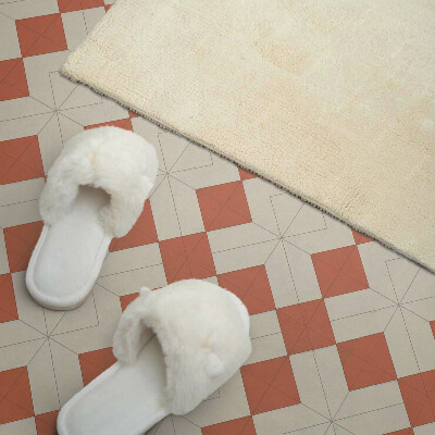 Rectangular bathroom wall panel Rhombic geometric grid