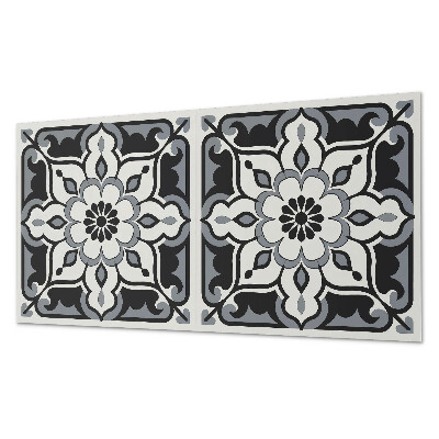 Rectangular wall panel Floral ornamental design