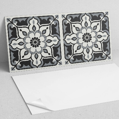 Rectangular wall panel Floral ornamental design