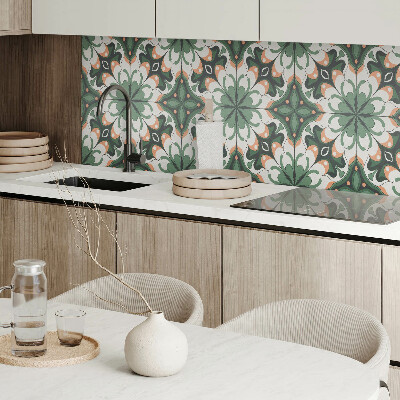 Rectangular wall panel Elegant plant motif