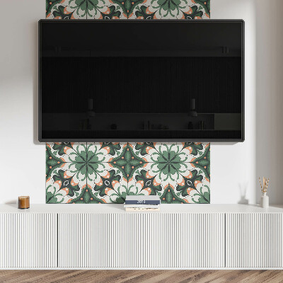Rectangular wall panel Elegant plant motif