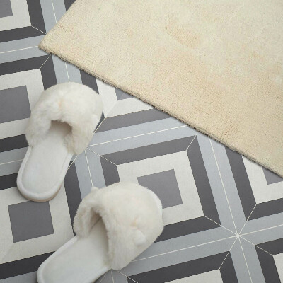 Rectangular bathroom wall panel Rhombus geometric pattern