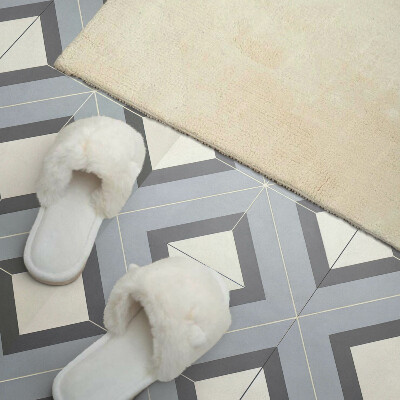 Rectangular decorative wall panel Pastel geometry