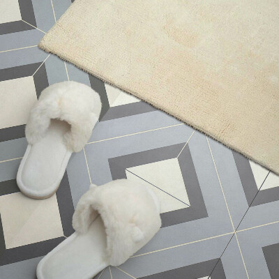 Rectangular decorative wall panel Pastel geometry