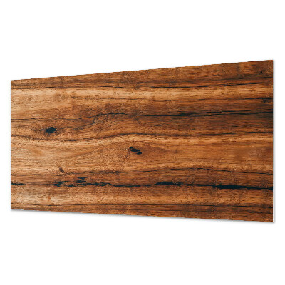 Rectangular bathroom wall panel Wood-inspired pattern