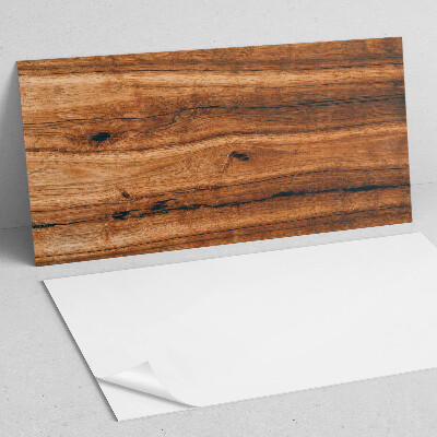 Rectangular bathroom wall panel Wood-inspired pattern