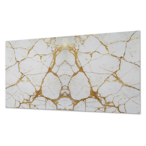 Rectangular bathroom wall panel Marble chic with subtle veining