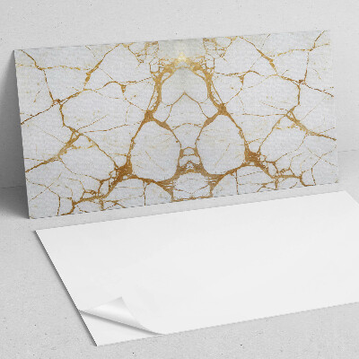 Rectangular bathroom wall panel Marble chic with subtle veining