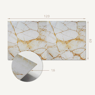 Rectangular decorative wall panel Marble style in an elegant version