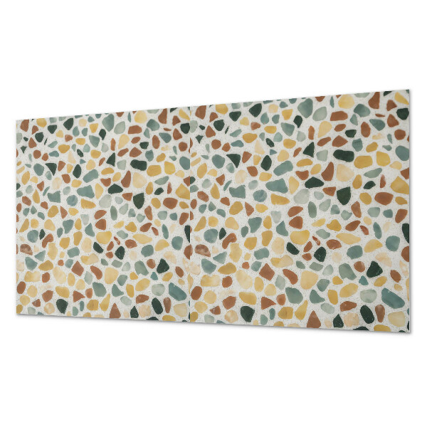 Rectangular wall panel Mosaic style of glue sticks