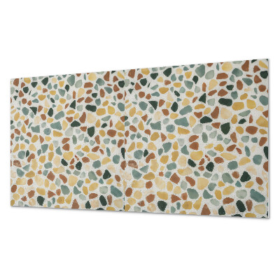 Rectangular wall panel Mosaic style of glue sticks