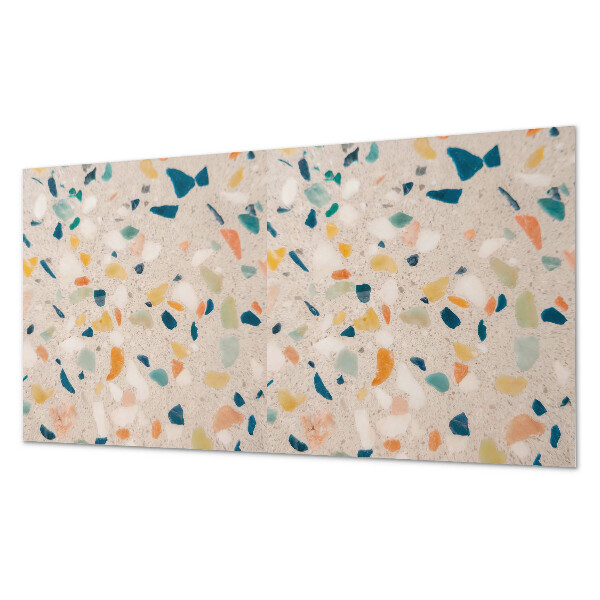 Rectangular decorative wall panel Fragments in vivid colors