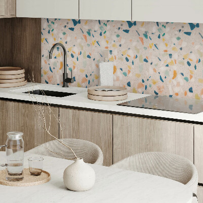 Rectangular decorative wall panel Fragments in vivid colors