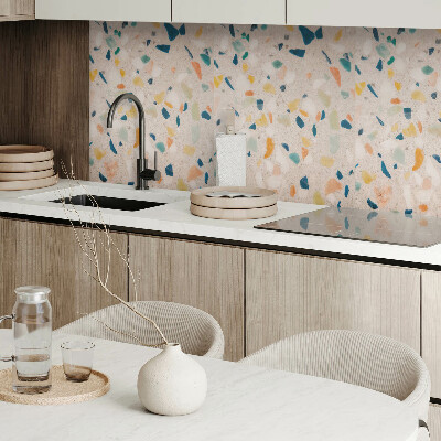 Rectangular decorative wall panel Fragments in vivid colors